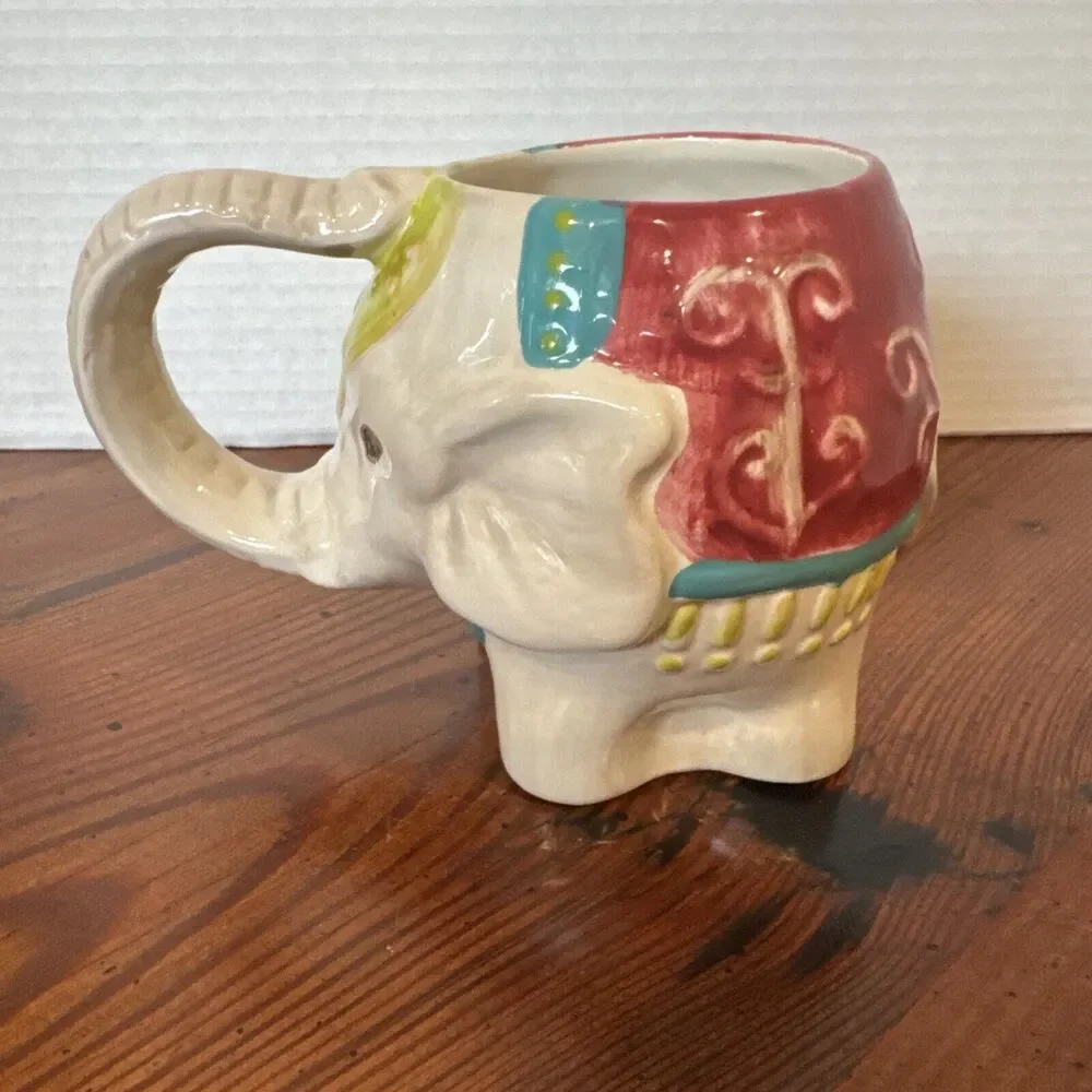 Pier One Circus Elephant Coffee Mug